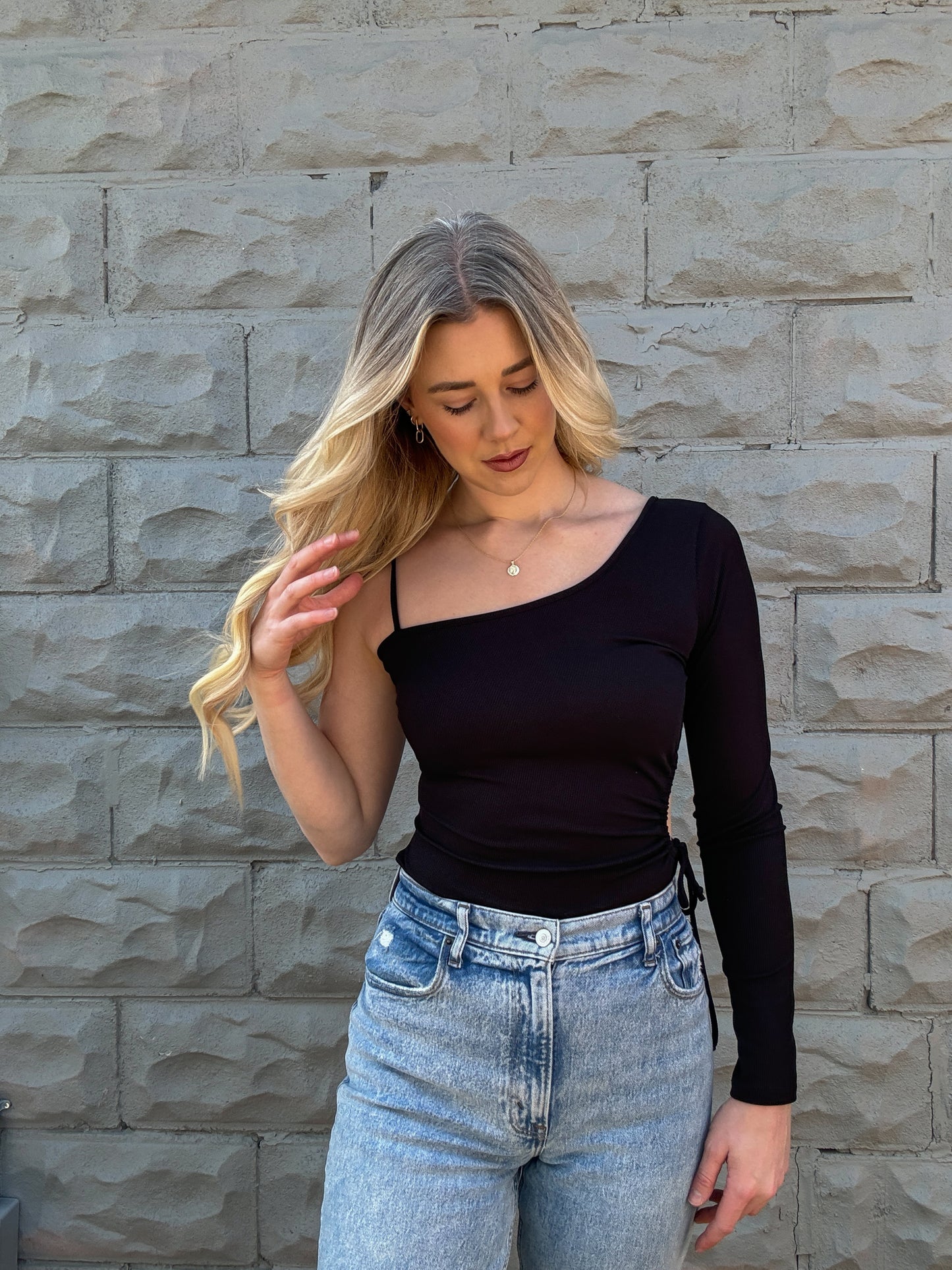 Lena Asymmetrical Bodysuit