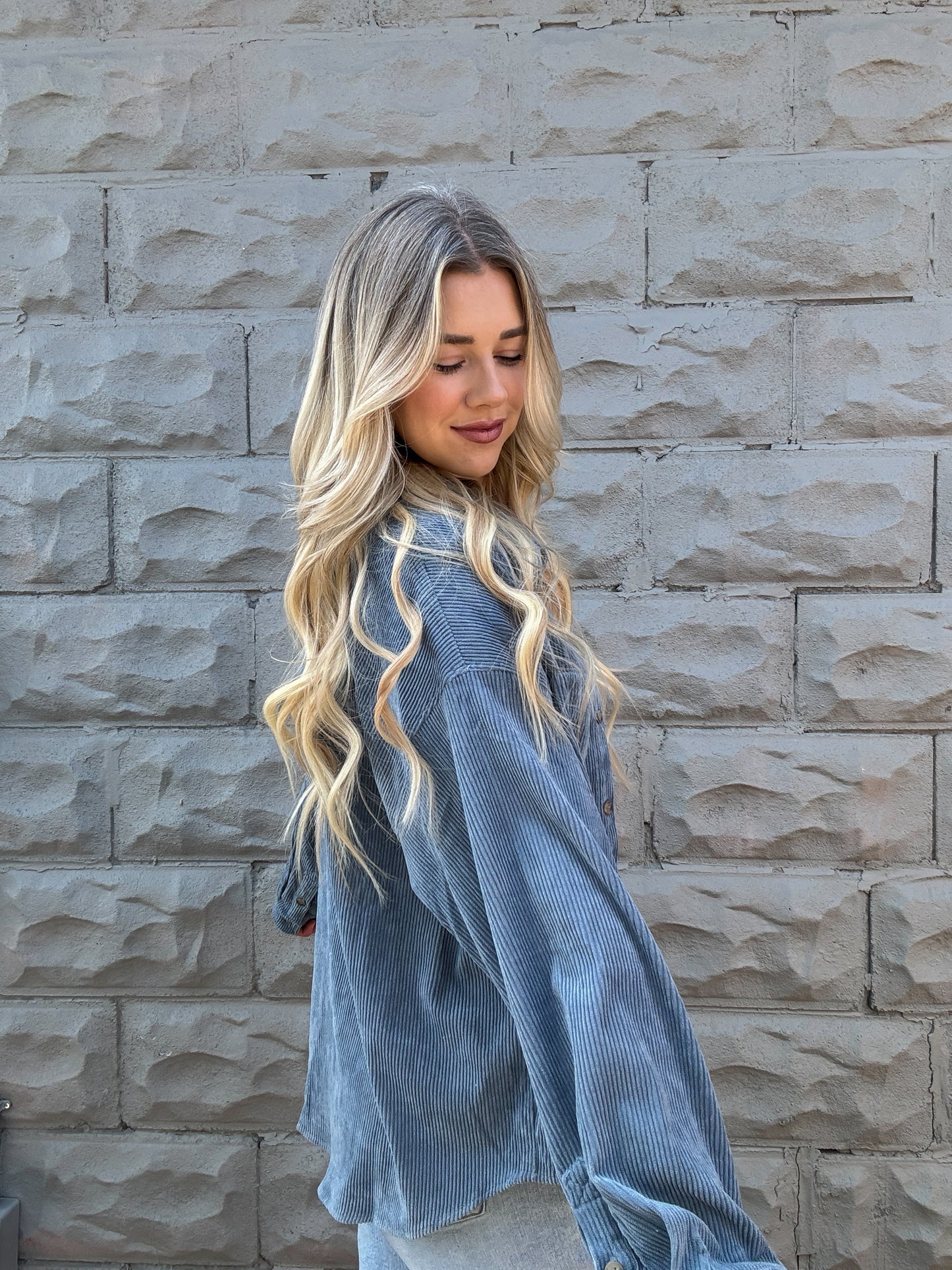 Sutton Corduroy Jacket - Blue
